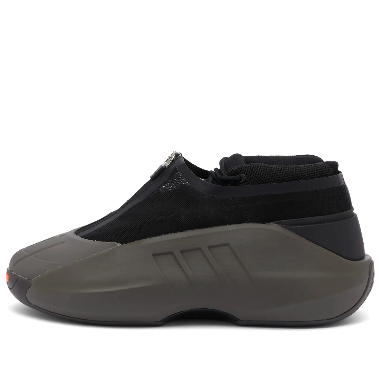Adidas Crazy Iiinfinity Sneakers in Charcoal, Core Black & Solar Red