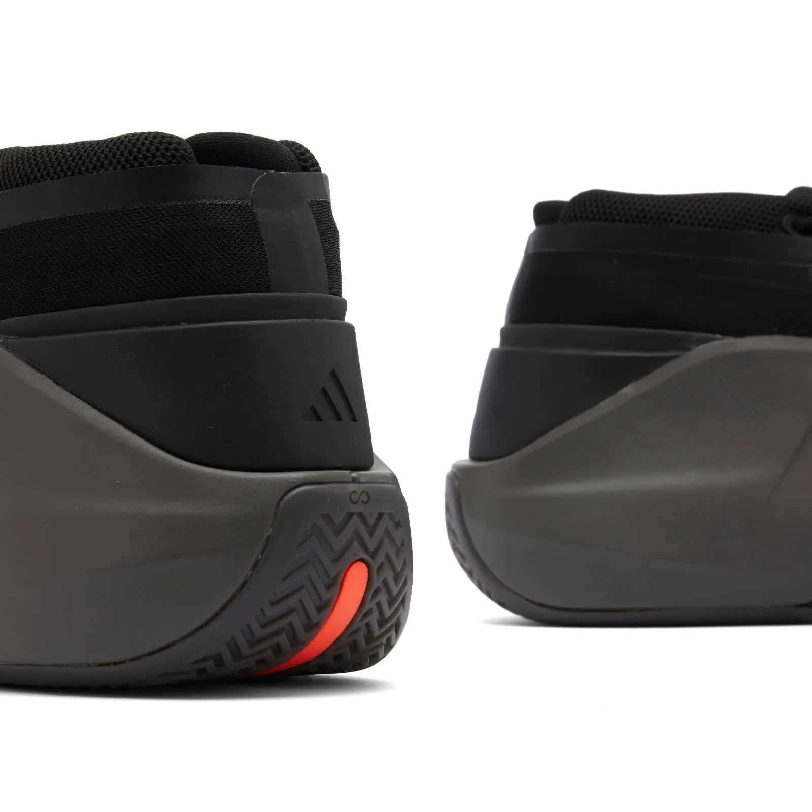 Adidas Crazy Iiinfinity Sneakers in Charcoal, Core Black & Solar Red