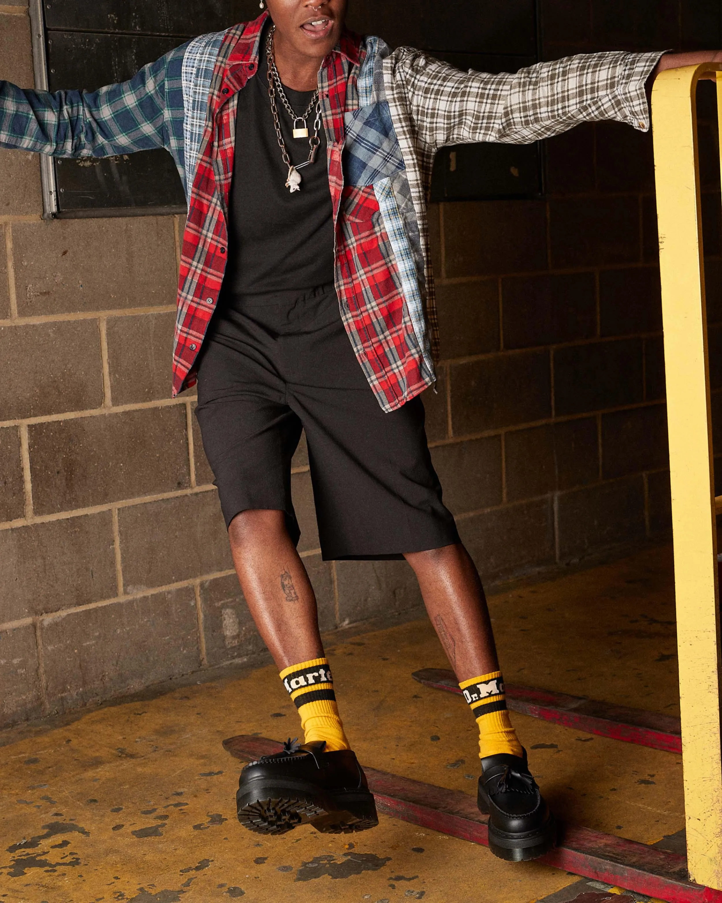 Adrian Felix Dr. Vegan Platform Tassel Loafers. Martens