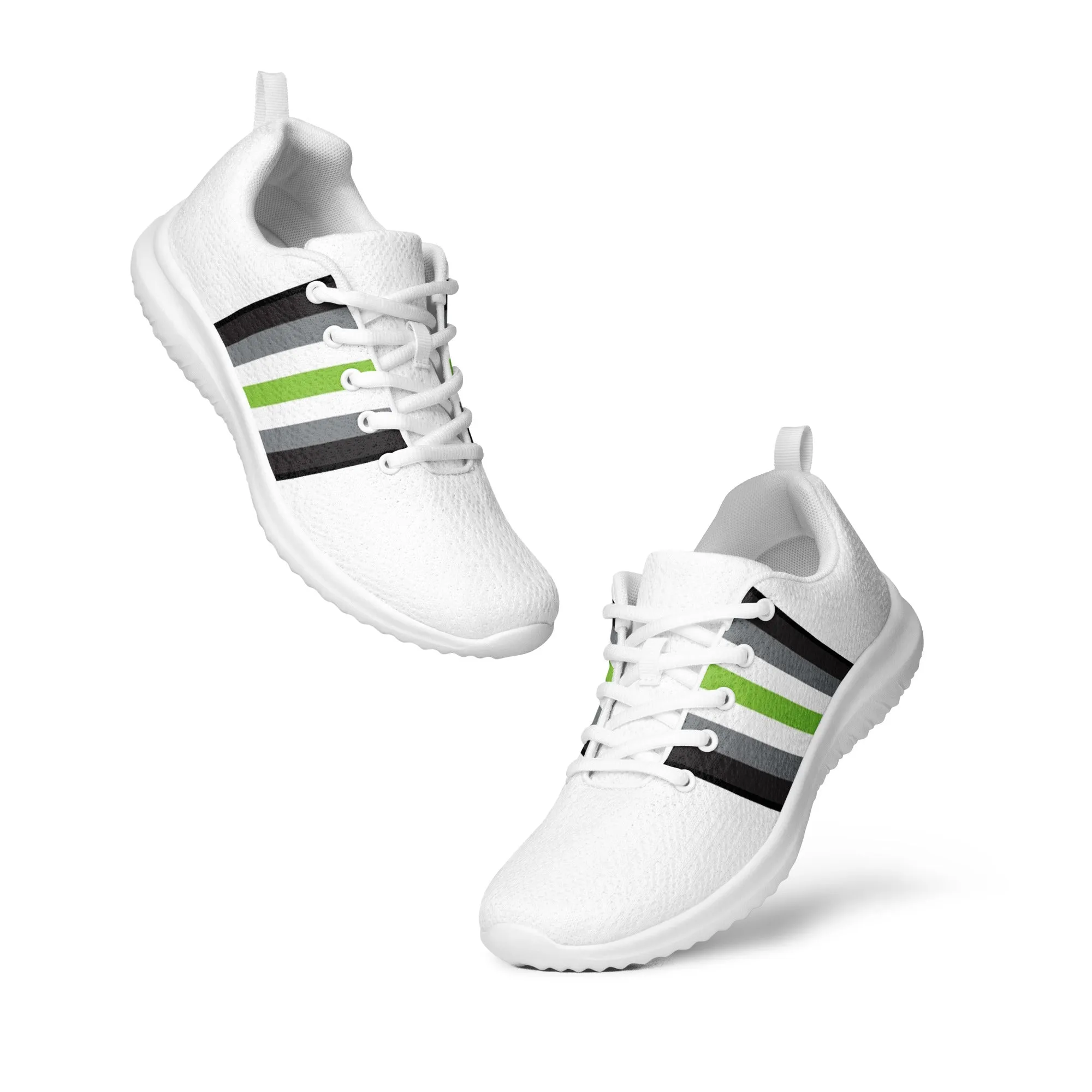 Agender Pride Flag Men’s Athletic Shoes