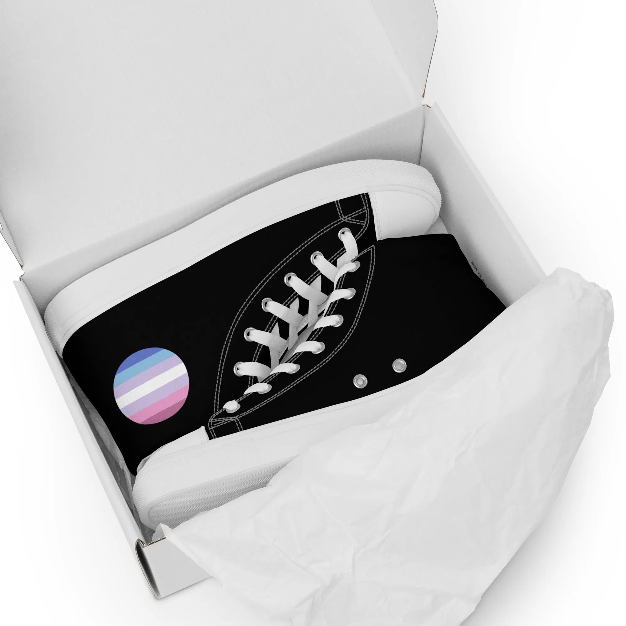 Bigender Men’s High Top Canvas Athletic Shoes