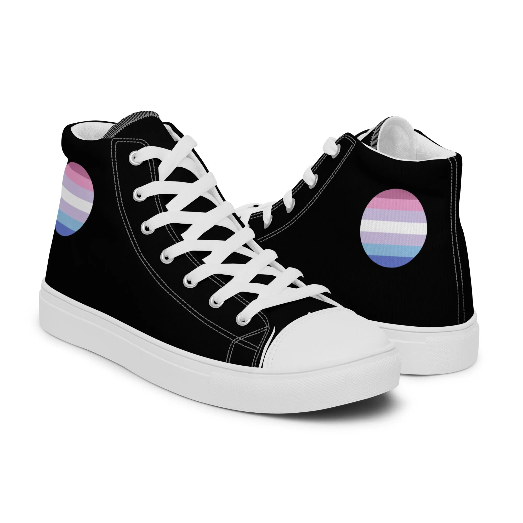 Bigender Men’s High Top Canvas Athletic Shoes