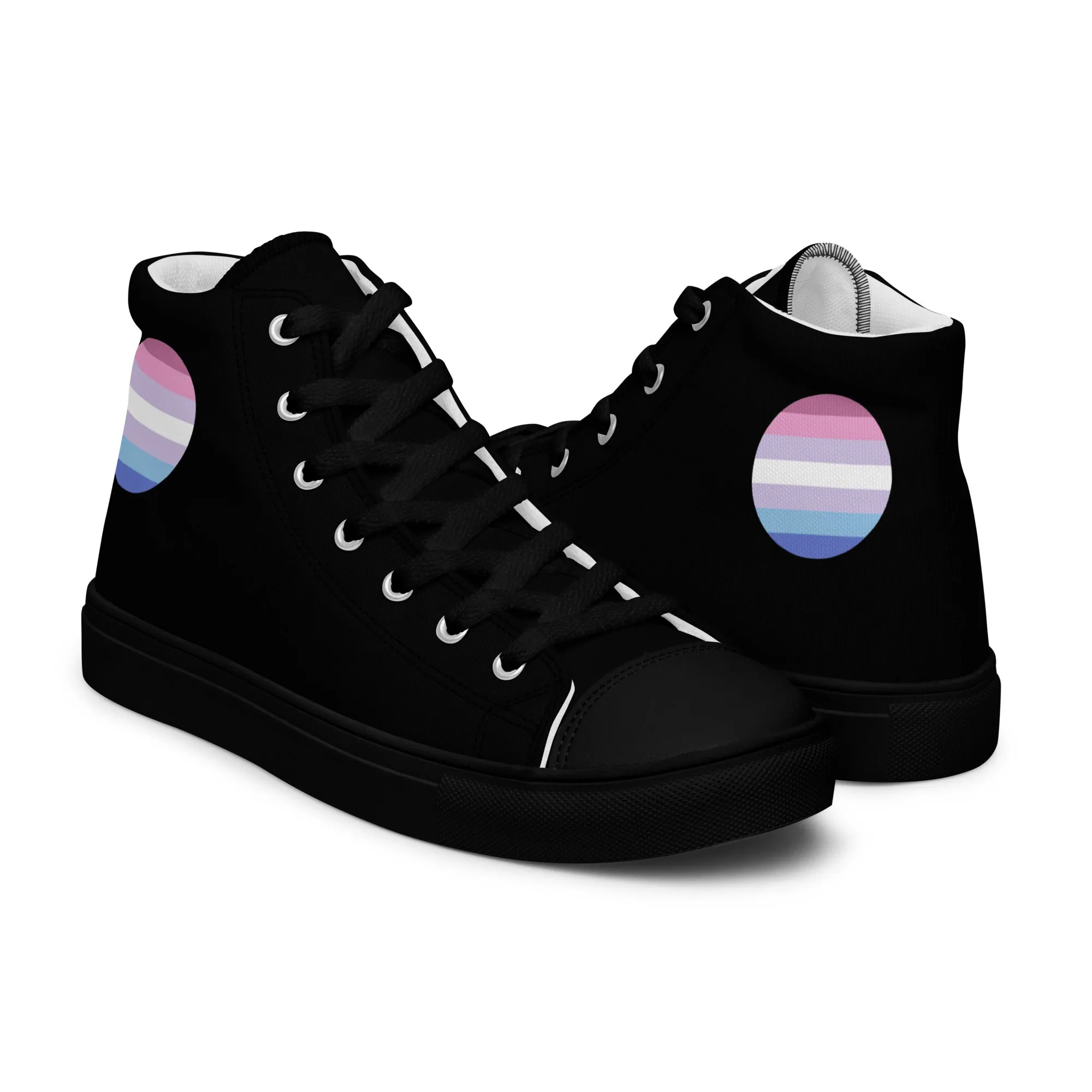 Bigender Men’s High Top Canvas Athletic Shoes