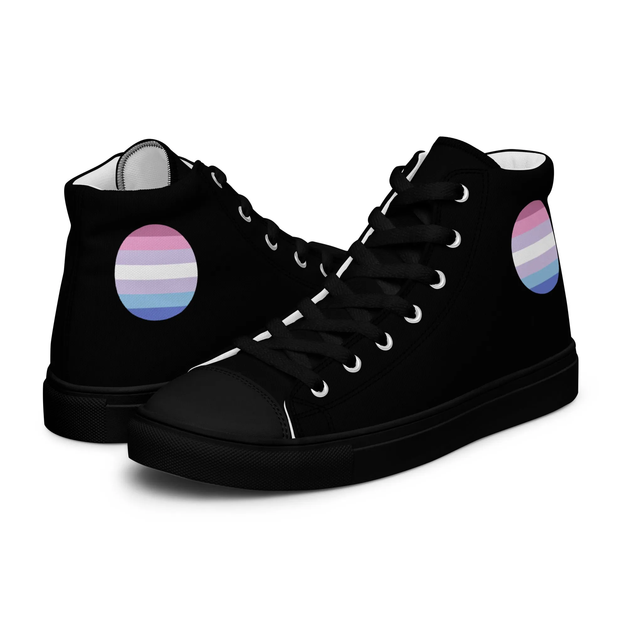 Bigender Men’s High Top Canvas Athletic Shoes