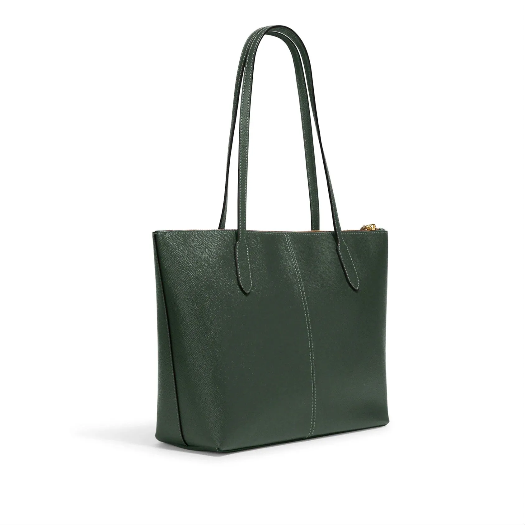 Coach Women's Amazon Green Zip Top Tote