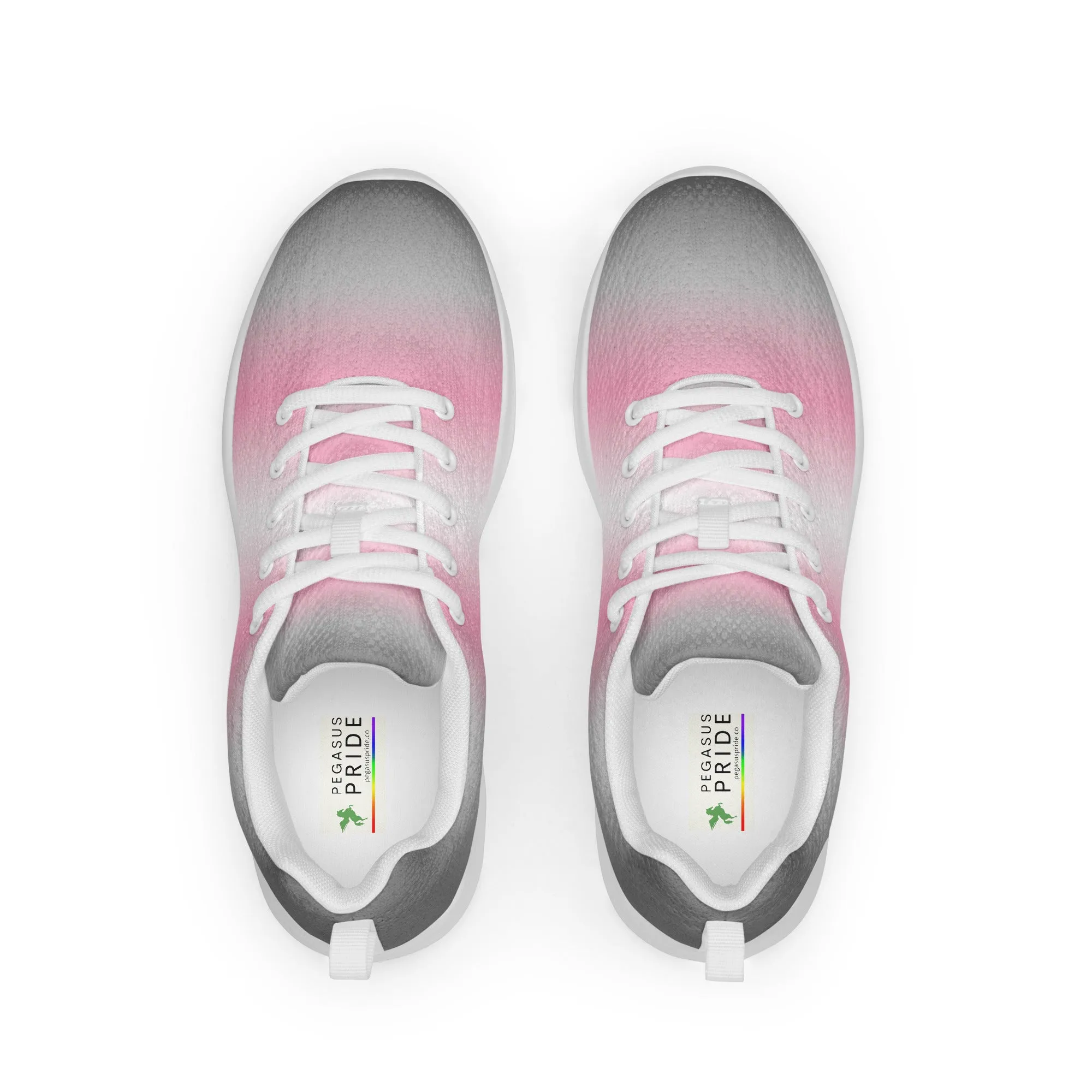 Demigirl Pride Women’s Athletic Shoes - Ombre