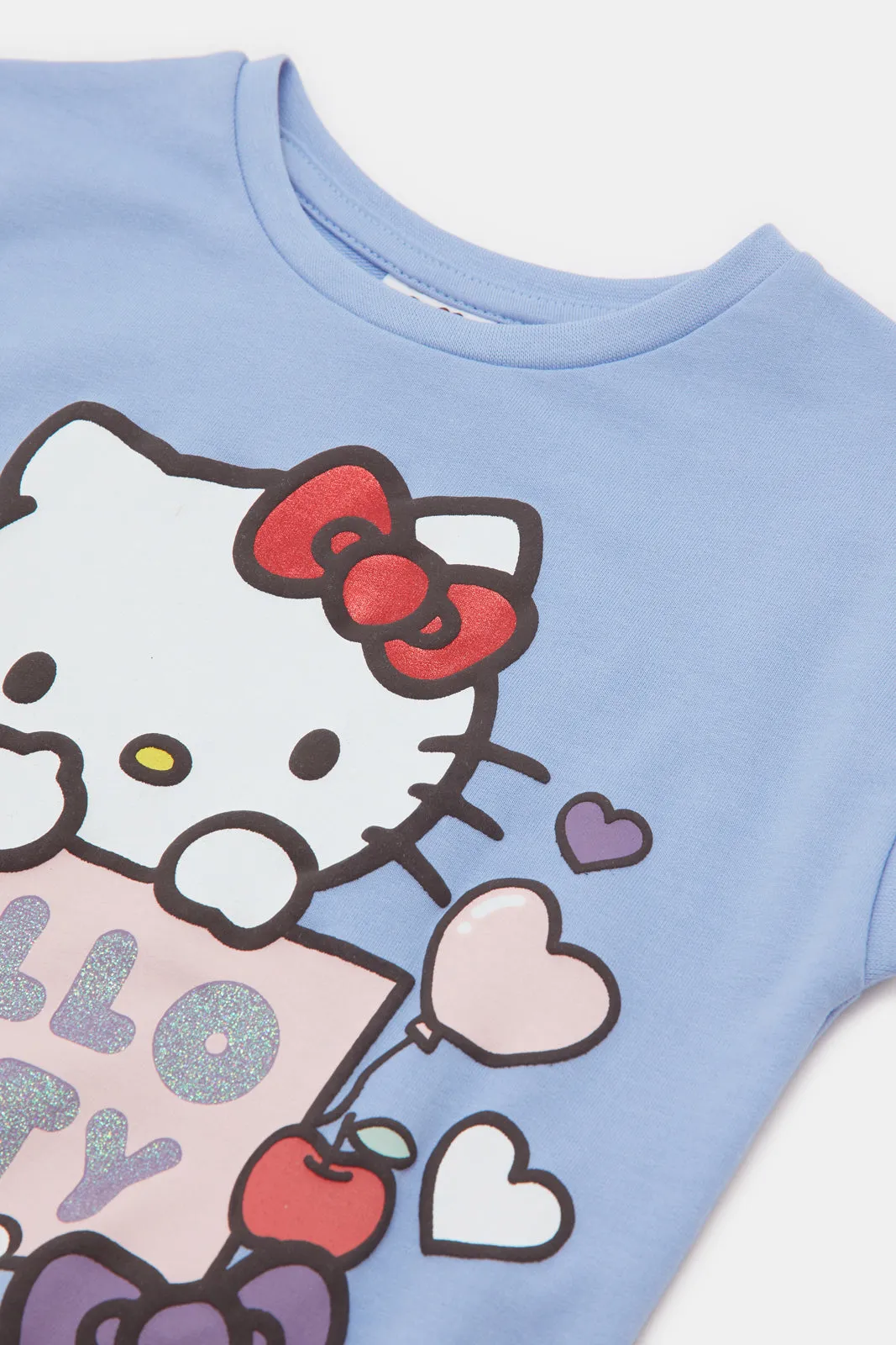 Infant Girls Blue Hello Kitty T Shirt