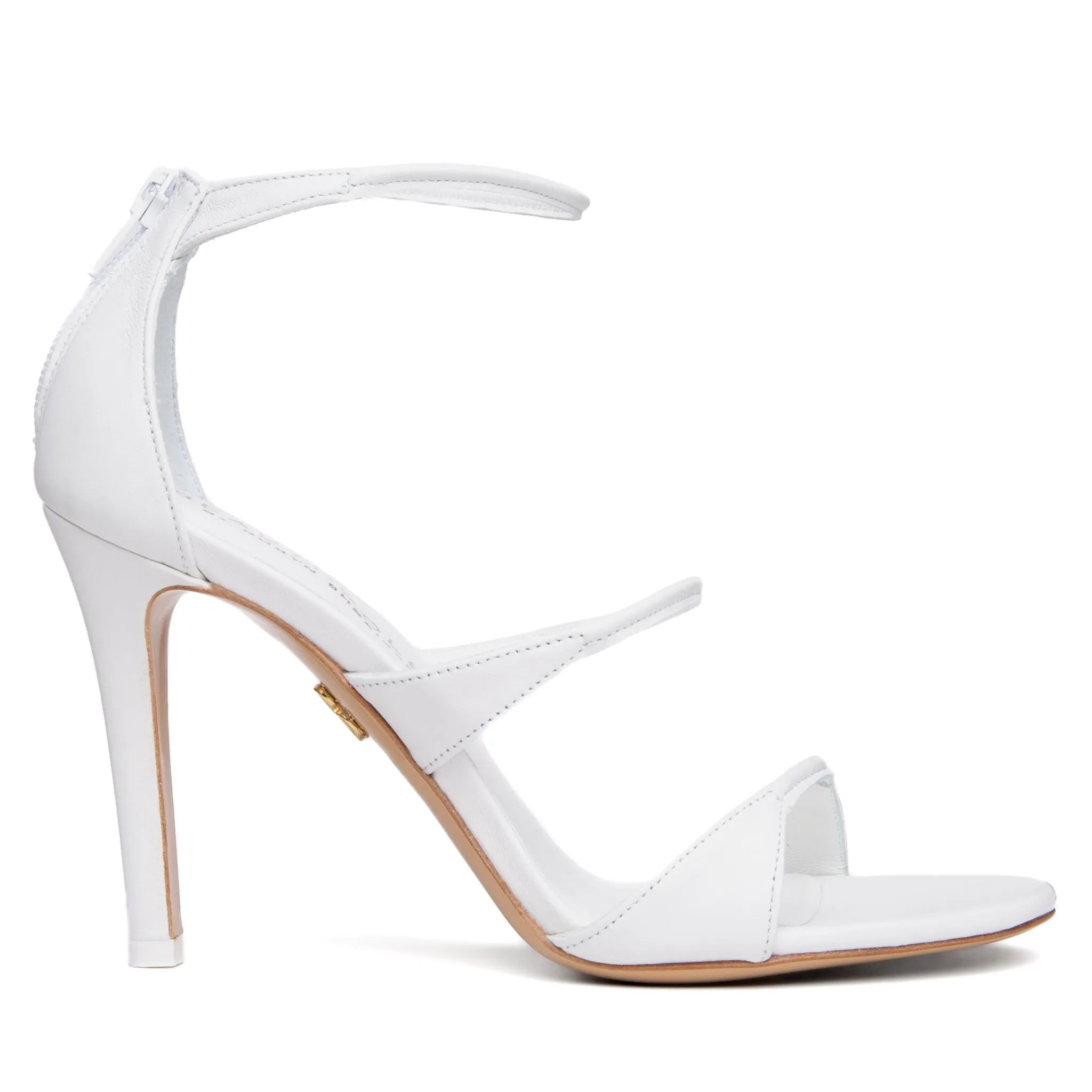 Lorenza Black Leather Sandal
