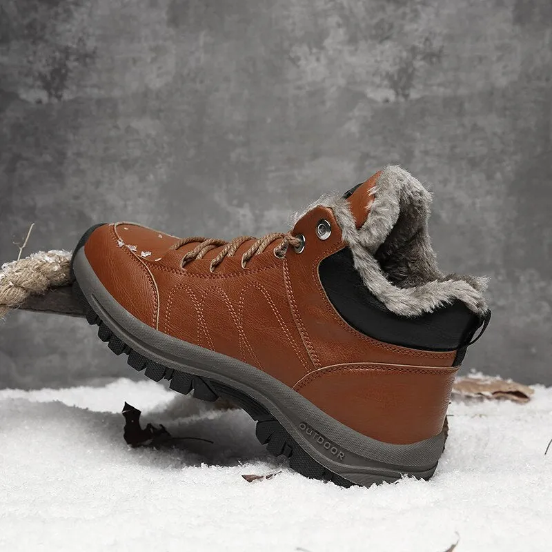 Spring and summer men's cowhide casual leather shoes