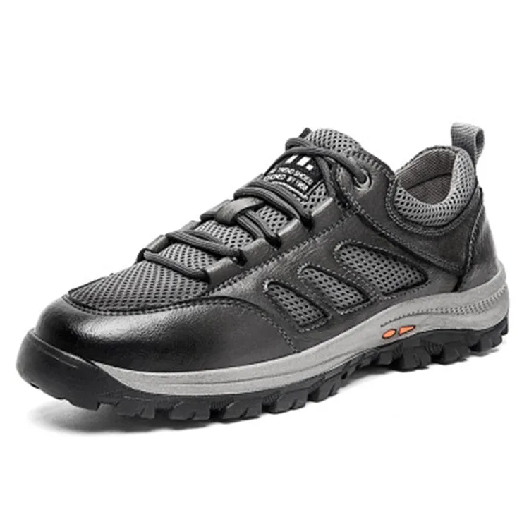Spring and summer men's cowhide casual leather shoes